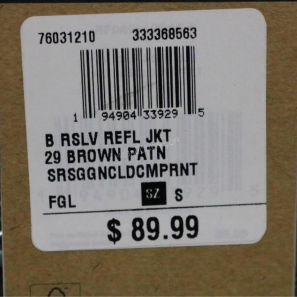 The North Face Boys' Resolve Reflective Rain Jacket- Size Small - Picture 4 of 4